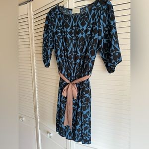 Black and blue skater dress 💙🖤